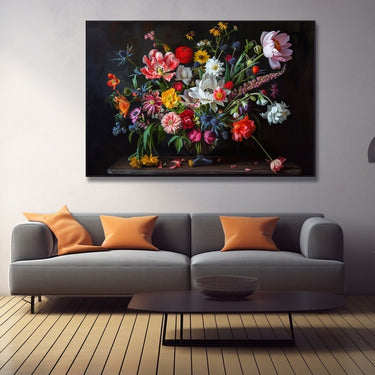 Flower Bouquet Oil Painting